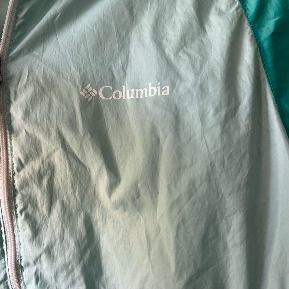Columbia Two Toned Teal Flash Forward Jacket Size Medium - Picture 2 of 8